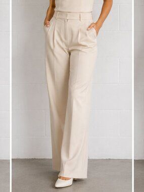 Steve Madden work pants cream size 6